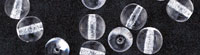 Loose Round Beads 6mm : Loose - Crystal