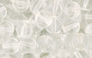 Loose Round Beads 8mm: Crystal