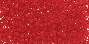 Matubo 10/0 (2,1 mm) Tube 2.5" : Opaque Red