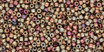 Matubo 10/0 (2,1 mm) Tube 2.5" : Matte - Metallic Gold Copper Iris