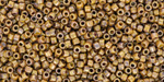 Matubo 10/0 (2,1 mm) : Opaque Yellow - Bronze Picasso