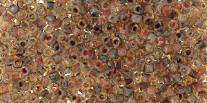 Square Flat Tile One Hole Czech Beads - Picasso Beads - Czech Glass Beads  Wholesale Supplier