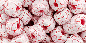 Matubo Seed Bead 2/0 (loose) : Ionic White/Red