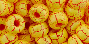 Matubo Seed Bead 2/0 (loose) : Ionic Yellow/Red