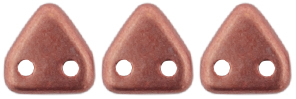 CzechMates Triangle 6mm (loose) : ColorTrends: Sueded Gold Lantana