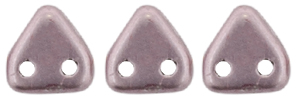 CzechMates Triangle 6mm (loose) : ColorTrends: Sueded Gold Blackened Pearl