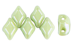 MiniGemDuo 6 x 4mm (loose) : Luster - Prairie Green