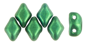 MiniGemDuo 6 x 4mm (loose) : Gold Shine - Emerald