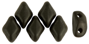 MiniGemDuo 6 x 4mm (loose) : Satin Metallic Black