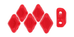 MiniGemDuo 6 x 4mm (loose) : Opaque Red
