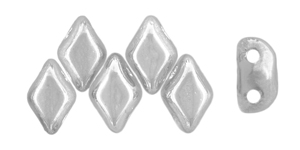 MiniGemDuo 6 x 4mm Tube 2.5" : Silver 1/2 Coat