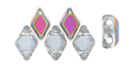 MiniGemDuo 6 x 4mm (loose) : Crystal - Vitral