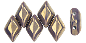 GEMDUO 8 x 5mm : Luster Bronze