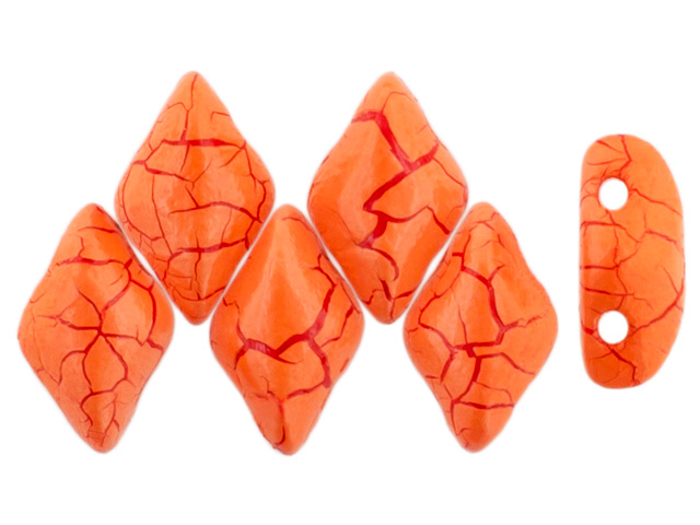 GEMDUO 8 x 5mm : Colortrends: Ionic Orange/Dark Red