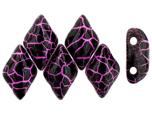 GEMDUO 8 x 5mm : Colortrends: Ionic Jet/Pink