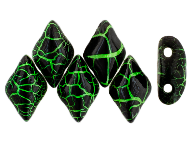 GEMDUO 8 x 5mm : Colortrends: Ionic Jet/Green