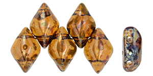 GEMDUO 8 x 5mm : Smoky Topaz - Rembrandt