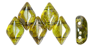 GEMDUO 8 x 5mm Tube 2.5" : Olivine - Rembrandt