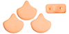 Matubo Ginkgo Leaf Bead 7.5 x 7.5mm : Bondeli Orange