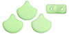 Matubo Ginkgo Leaf Bead 7.5 x 7.5mm : Bondeli Lime