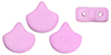 Matubo Ginkgo Leaf Bead 7.5 x 7.5mm : Bondeli Magenta