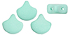 Matubo Ginkgo Leaf Bead 7.5 x 7.5mm : Bondeli Turquoise