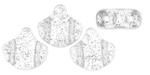Matubo Ginkgo Leaf Bead 7.5 x 7.5mm (loose) : Stardance -