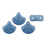 Matubo Ginkgo Leaf Bead 7.5 x 7.5mm (loose) : Stardance - Teal