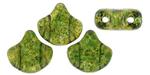 Matubo Ginkgo Leaf Bead 7.5 x 7.5mm (loose) : Stardance -