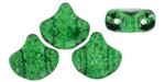 Matubo Ginkgo Leaf Bead 7.5 x 7.5mm (loose) : Stardance -