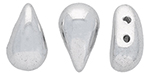 TearDuo 5 x 8mm : Silver