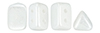 Trios 6 x 4mm : Opaque White