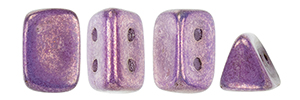 Trios 6 x 4mm : Luster - Metallic Amethyst