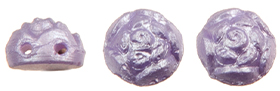 Roseta Two-Hole Cabochon 6mm Tube 2.5" : Powdery - Lavender