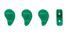 FlatDuo Beads 8 x 5 mm : Emerald