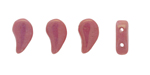FlatDuo Beads 8 x 5 mm : Chalk Red Luster