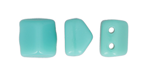 CzechMates Roof Bead 6 x 6mm (loose) : Opaque Turquoise