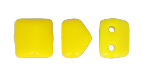 CzechMates Roof Bead 6 x 6mm (loose) : Opaque Yellow