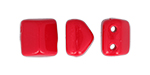 CzechMates Roof Bead 6 x 6mm (loose) : Opaque Red