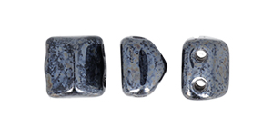 CzechMates Roof Bead 6 x 6mm (loose) : Hematite