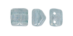 CzechMates Roof Bead 6 x 6mm (loose) : Luster - Transparent Lt Green