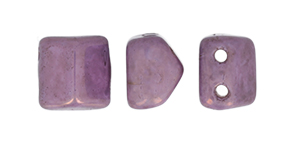 CzechMates Roof Bead 6 x 6mm (loose) : Luster - Opaque Lilac