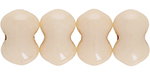 Matubo Butterfly Bead, One-Hole, 4x6mm :  Luster - Opaque Champagne