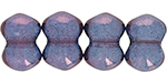 Matubo Butterfly Bead, One-Hole, 4x6mm :  Luster - Transparent Amethyst