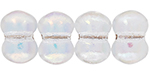 Matubo Butterfly Bead, One-Hole, 4x6mm : Crystal AB