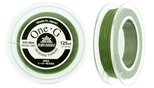 TOHO One-G Thread 125 Yard Spool : Green