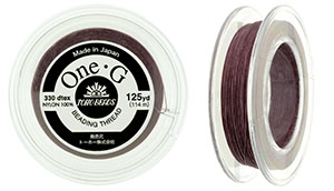 TOHO One-G Thread 125 Yard Spool : Mauve