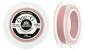TOHO One-G Thread 125 Yard Spool : Pink