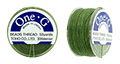 TOHO One-G Thread 50 Yard Spool : Green