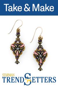 Fleur-de-lis Earrings by Melinda Barta